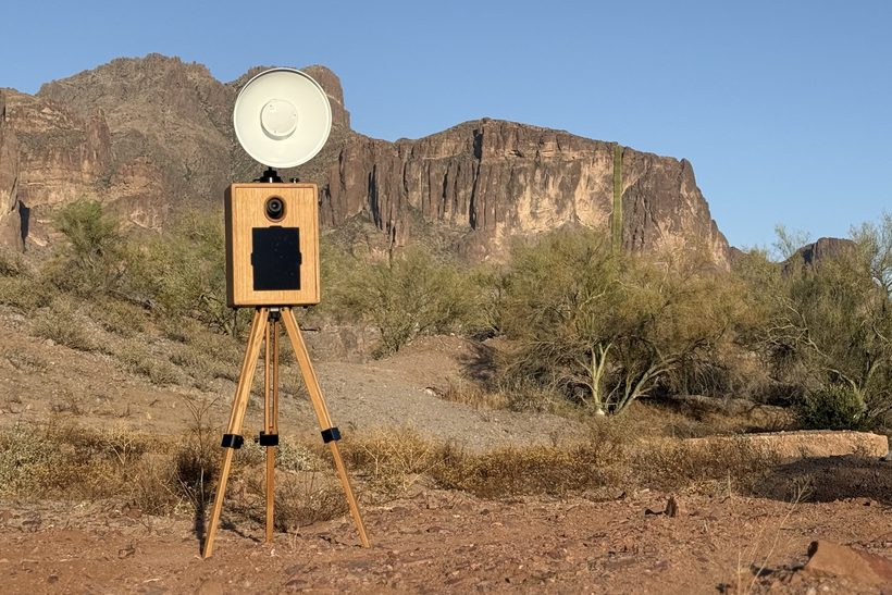Vintage Wood Camera